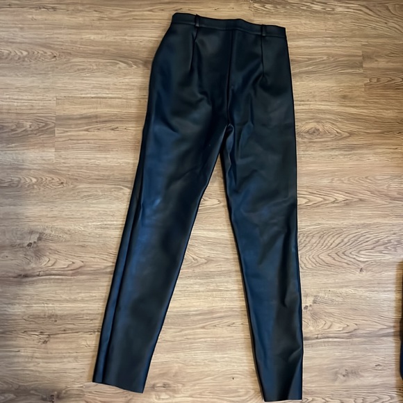 PRETTY LITTLE THING FAUX LEATHER PANTS NWT - Picture 6 of 7